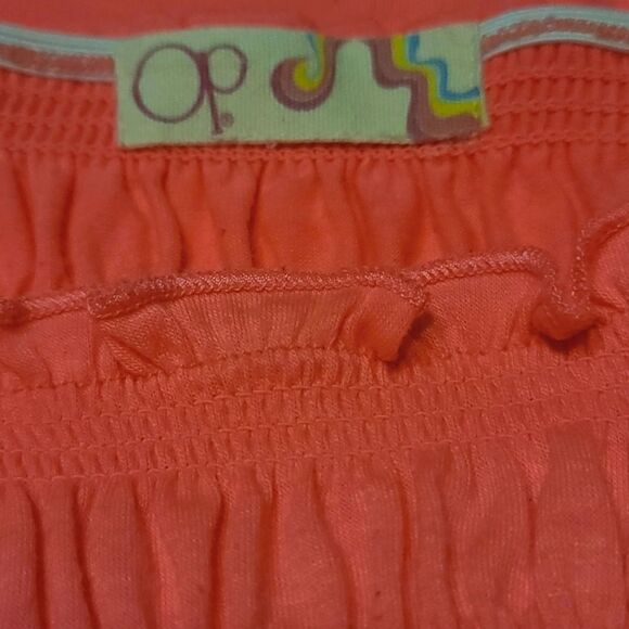 OP Neon Pink Strapless Summer Beach Dress Size Small - Picture 5 of 5